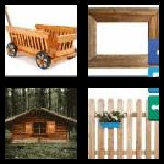 4 Pics 1 Word 6 Letters Answers Wooden