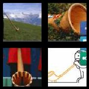 4 Pics 1 Word 7 Letters Answers Alphorn