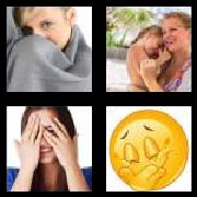 4 Pics 1 Word 7 Letters Answers Bashful