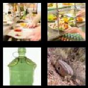 4 Pics 1 Word 7 Letters Answers Canteen