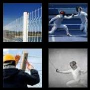 4 Pics 1 Word 7 Letters Answers Fencing