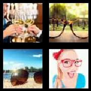 4 Pics 1 Word 7 Letters Answers Glasses