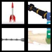 4 Pics 1 Word 7 Letters Answers Missile