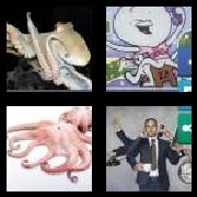 4 Pics 1 Word 7 Letters Answers Octopus