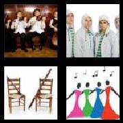 4 Pics 1 Word 7 Letters Answers Quartet