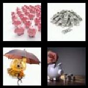 4 Pics 1 Word 7 Letters Answers Savings