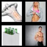 4 Pics 1 Word 7 Letters Answers Sixpack