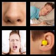 4 Pics 1 Word 7 Letters Answers Snoring