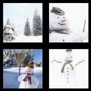 4 Pics 1 Word 7 Letters Answers Snowman