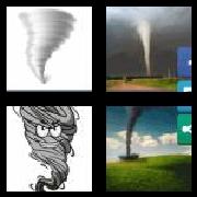 4 Pics 1 Word 7 Letters Answers Tornado