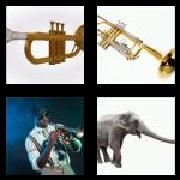 4 Pics 1 Word 7 Letters Answers Trumpet