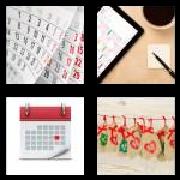 4 Pics 1 Word 8 Letters Answers Calender