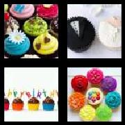 4 Pics 1 Word 8 Letters Answers Cupcakes