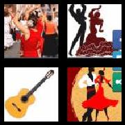 4 Pics 1 Word 8 Letters Answers Flamenco