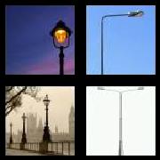 4 Pics 1 Word 8 Letters Answers Lamppost