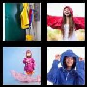 4 Pics 1 Word 8 Letters Answers Raincoat