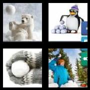 4 Pics 1 Word 8 Letters Answers Snowball