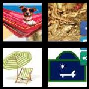 4 Pics 1 Word 8 Letters Answers Sunbathe