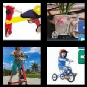 4 Pics 1 Word 8 Letters Answers Tricycle