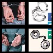 4 Pics 1 Word 9 Letters Answers Handcuffs