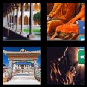 4 Pics 1 Word 9 Letters Answers Monastery