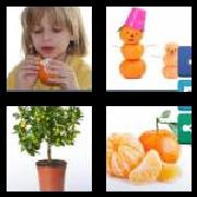 4 Pics 1 Word 9 Letters Answers Tangerine