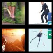 4 Pics 1 Word 9 Letters Answers Tightrope