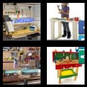 4 Pics 1 Word 9 Letters Answers Workbench