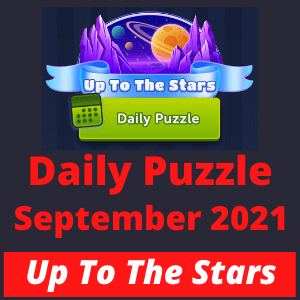 Daily Puzzle September 2021 Up To The Stars