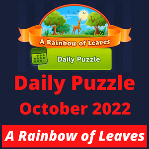Daily puzzle October 2022 A Rainbow of Leaves