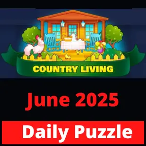 Daily Puzzle June 2025 Country Living