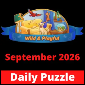 Daily Puzzle September 2026 Wild Playful